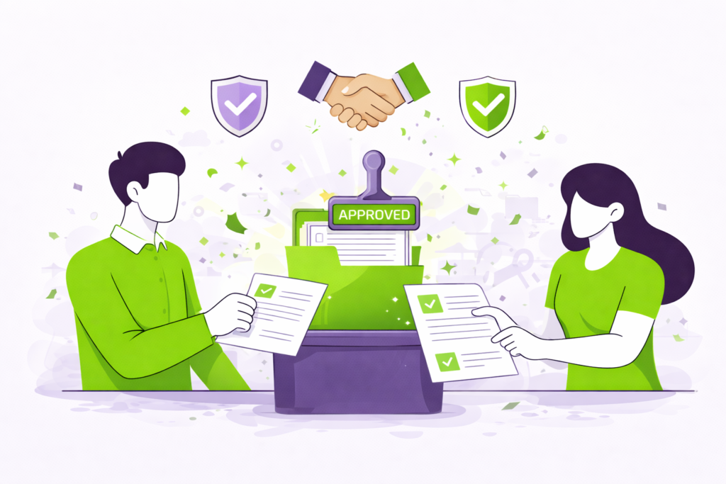 Erfolgreiche Antragstellung (Einreichung, Übergabe, Abschluss)