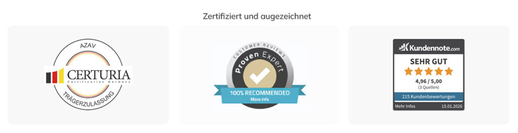 zertifiziert-und-ausgezeichnet Zertifiziert und ausgezeichnet Cenuria, Kundennote, Proven Expert